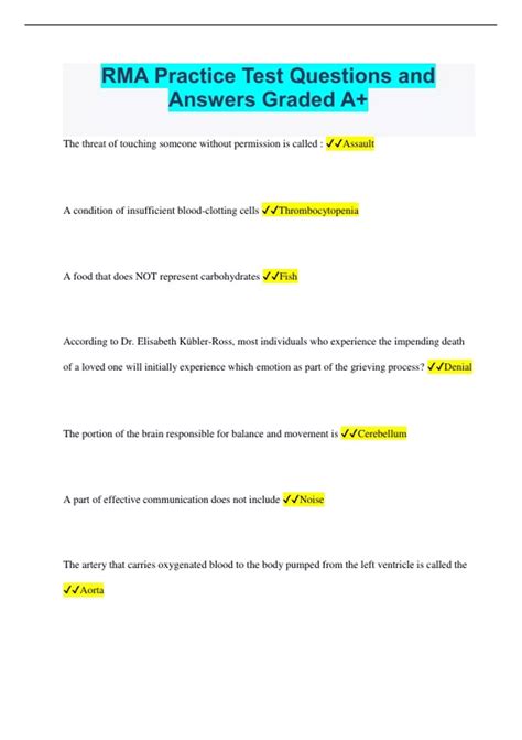 rma exam practice questions